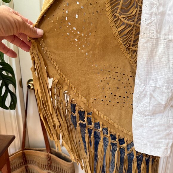 Mahiya Nomad Vest Tan Suede NWT SOLD OUT - Picture 11 of 11